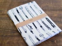 36オリジナル 文具柄 てぬぐい