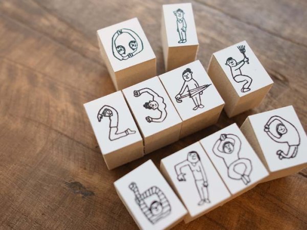 画像4: 36×ほしのしほ 人数字ハンコ