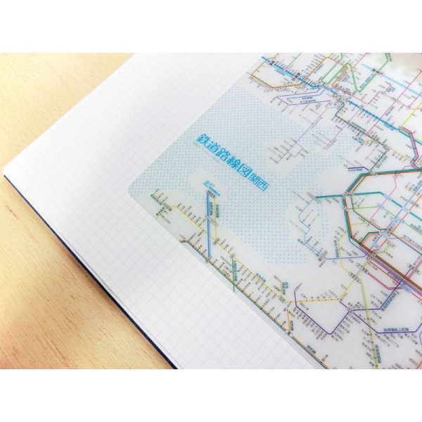 画像8: 鉄道路線図下敷き