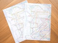 鉄道路線図クリアファイル