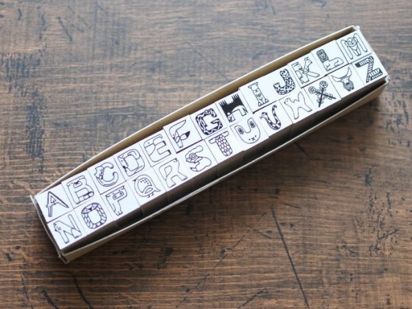 画像7: 福田利之×36 アルファベット ハンコ