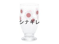 アデリア レトロ 台付きグラス  花まわし