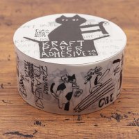 トラネコボンボン クラフト粘着テープ
