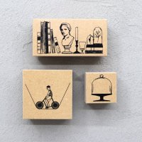 すみっこスタンプ　チダモモコ　アンティーク