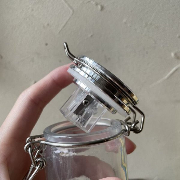 画像3: GLASS JAR SHARPENER（ガラスボトル 鉛筆削り）