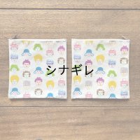 柴田ケイコ×水縞 フラットポーチ へんしんバーバー