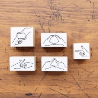 36×ほしのしほ  手マークハンコ