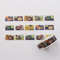 36オリジナル マスキングテープ 食育柄