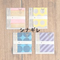 イロイロメモパッド M 水玉縞々