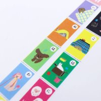 36オリジナル マスキングテープ いぬねこかるた