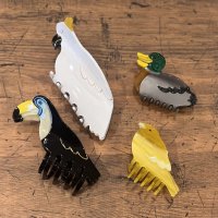 鳥のヘアクリップ