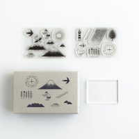 shunshun×水縞 自在ハンコ 図案セット情景