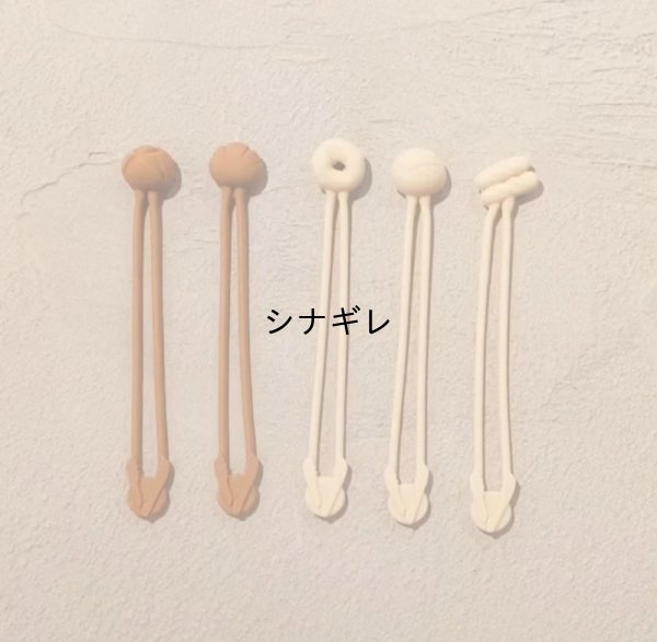 画像1: シリコン輪ゴムセット ブレッド