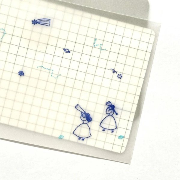 画像5: ネクタイ×水縞　自在ハンコ ボックス 図案セット 星を探して