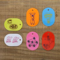 36×ネクタイ 番号札  キーホルダー 