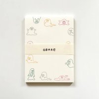 柴田ケイコ×水縞 メモパッド おばけ
