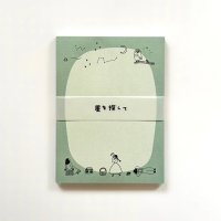 ネクタイ×水縞 メモパッド 星を探して