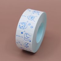 36×水縞 ラベラーロールシール 8図柄 イラスト（弱粘着 再剥離）