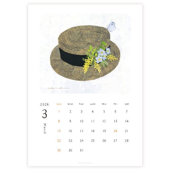 画像2: 浅野みどり　2026　カレンダー