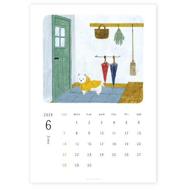 画像3: 浅野みどり　2026　カレンダー