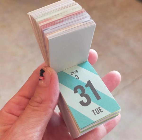 画像1: ミニミニ日めくり 2026