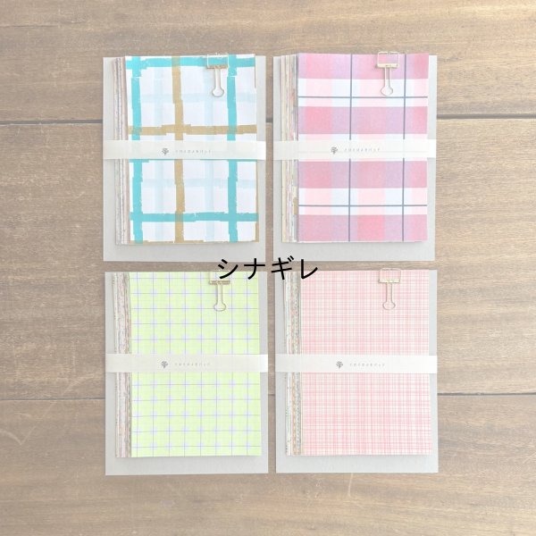 画像1: イロイロメモパッド チェック L