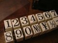 連結スタンプ数字 特大