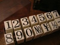 連結スタンプ数字 特大