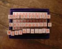 ABC アルファベット ハンコ 6号