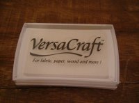 紙・布・木に押せるスタンプ台 バーサクラフト ホワイト